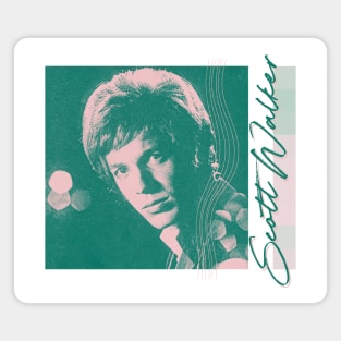 Scott Walker /2 Retro Aesthetic Fan Design Magnet